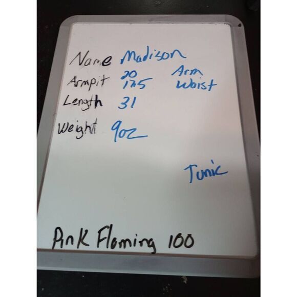 Madison Shirt Ladies Medium‎ Red Green Boho Tunic - Picture 7 of 7